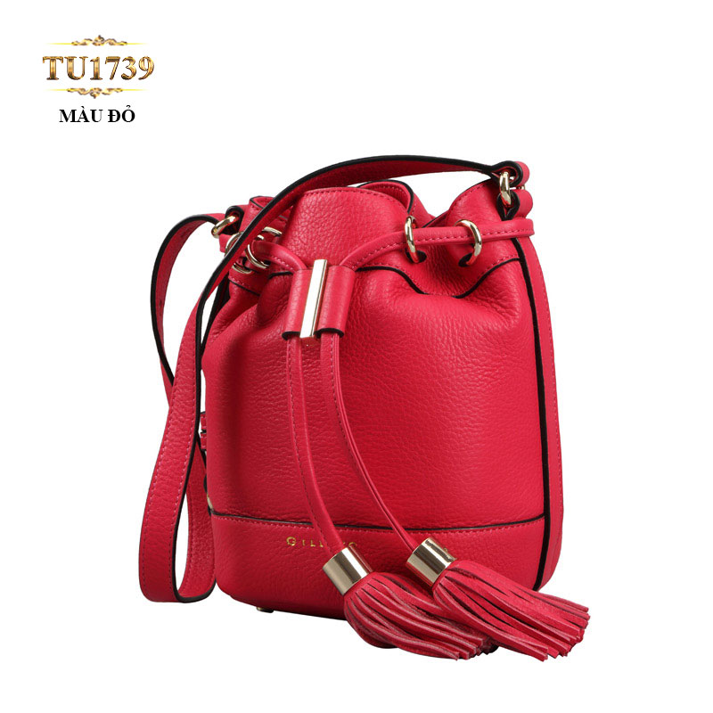 Túi bucket Gillivo màu đỏ thời trang TU1739