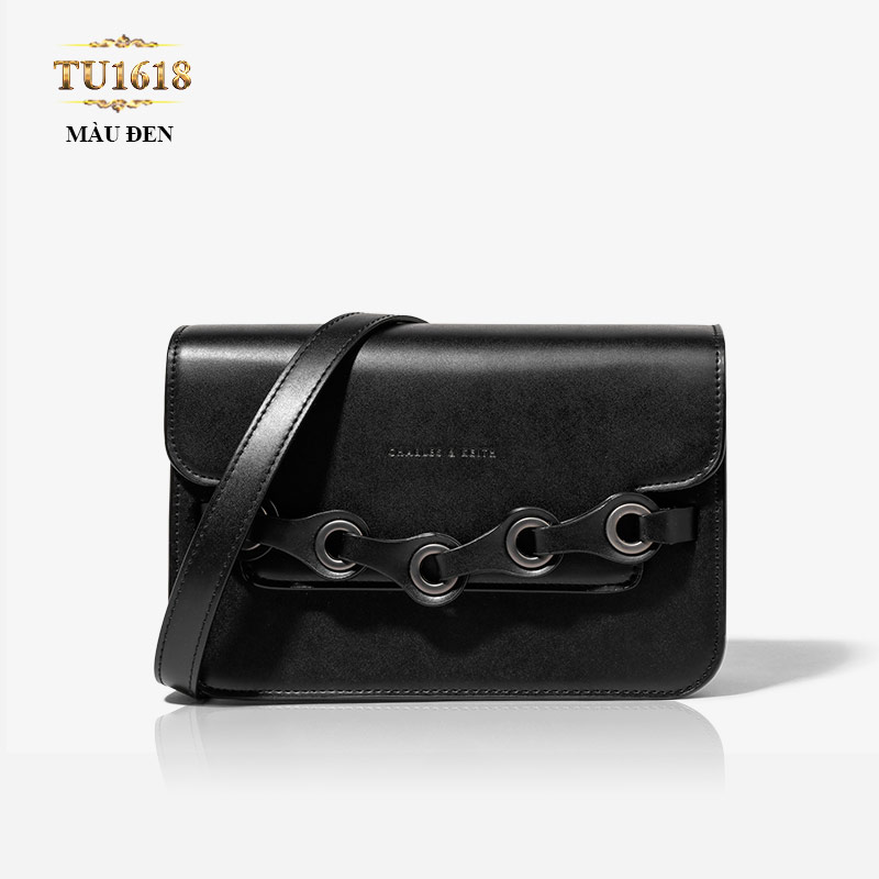 Túi xách CHARLES&KEITH màu đen cao cấp TU1618 